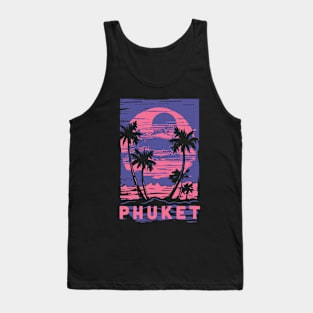 Phuket Thailand Souvenir Lifestyle Cyberpunk Vacation Trip Tank Top